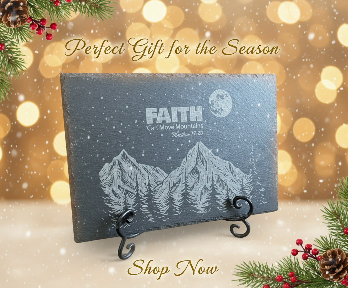 FAITH CAN MOVE MOUNTAINS / Slate