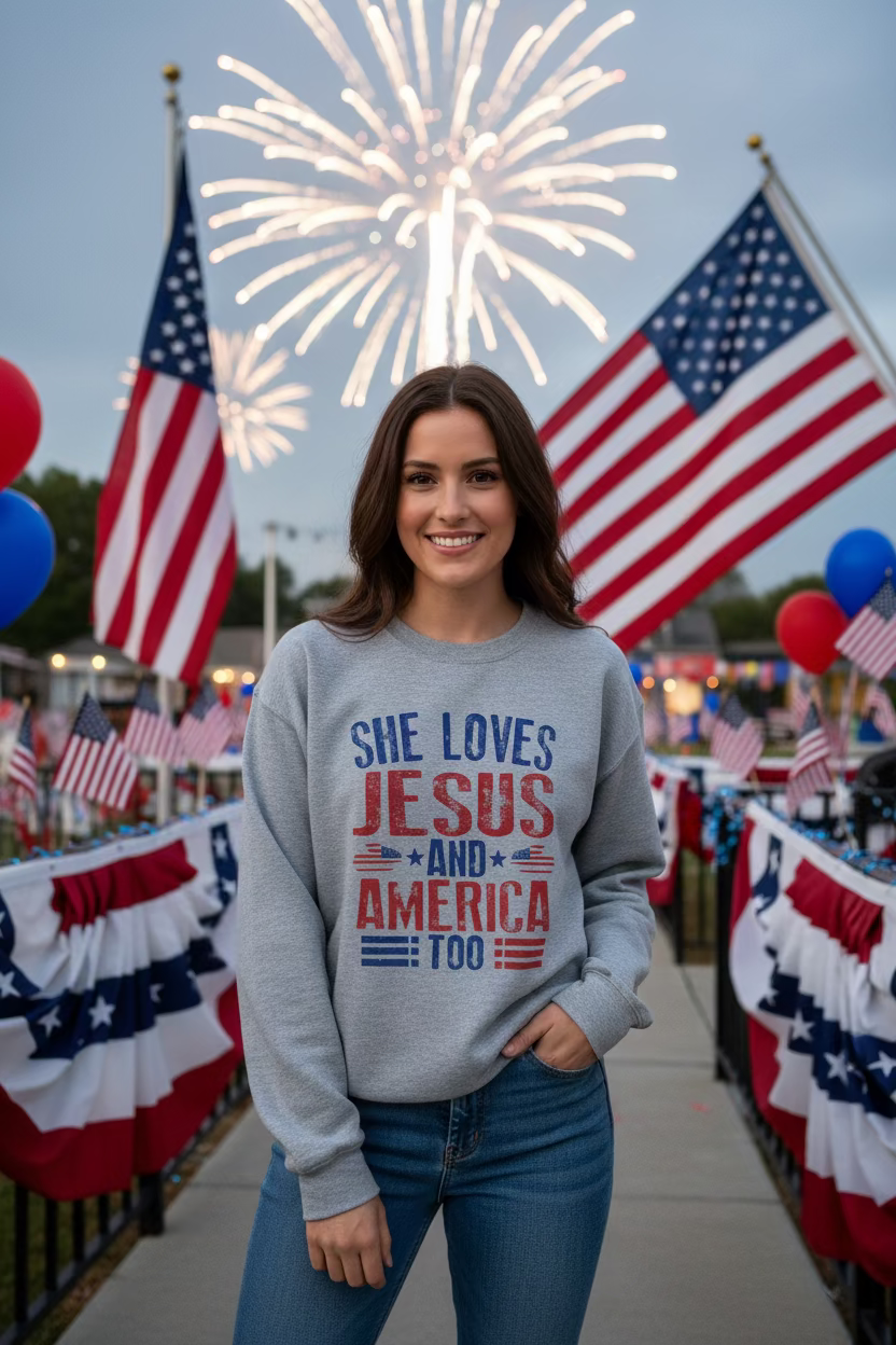 She Loves Jesus and America Too - Crew