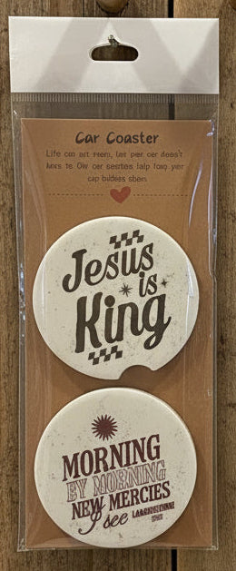 Christian Retro Car Coaster Sets