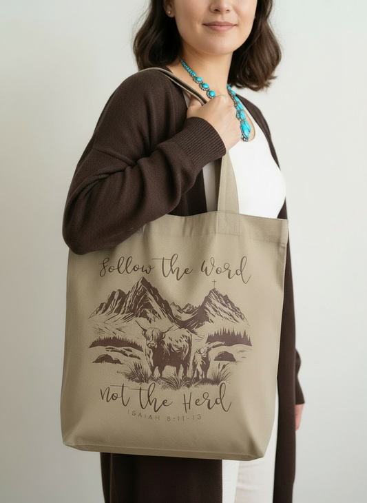 Follow The Word, Not the Herd - Tote