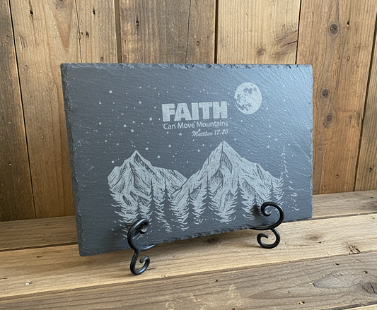 FAITH CAN MOVE MOUNTAINS / Slate