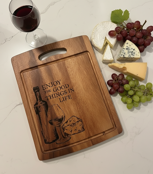 Enjoy The Good Things in Life Charcuterie Board